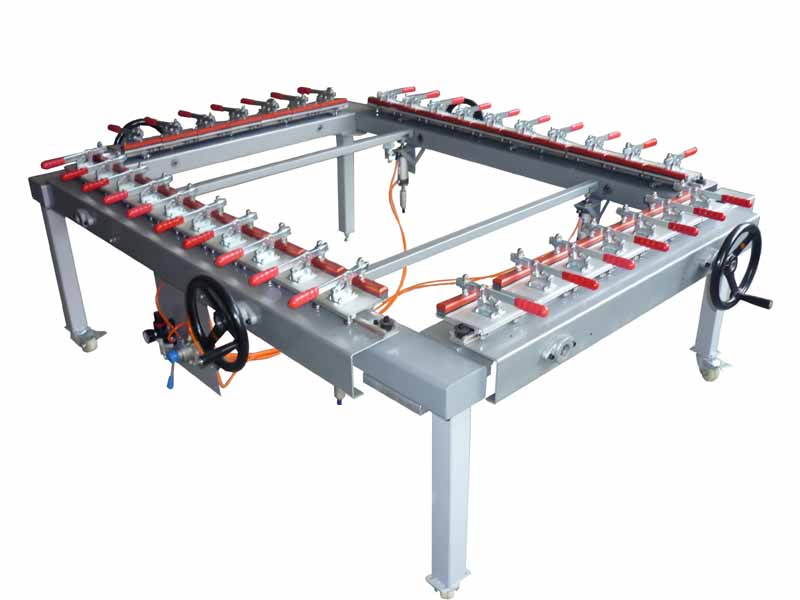 精密双臂铝夹拉网机