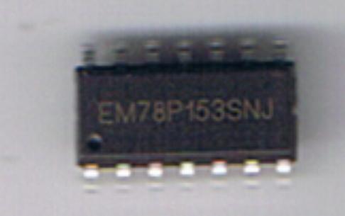 代理台湾义隆单片机EM78P153免费开发及烧录程序